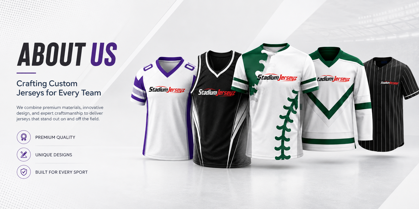 Sportliches Trikotmotiv von stadiumjerseyz